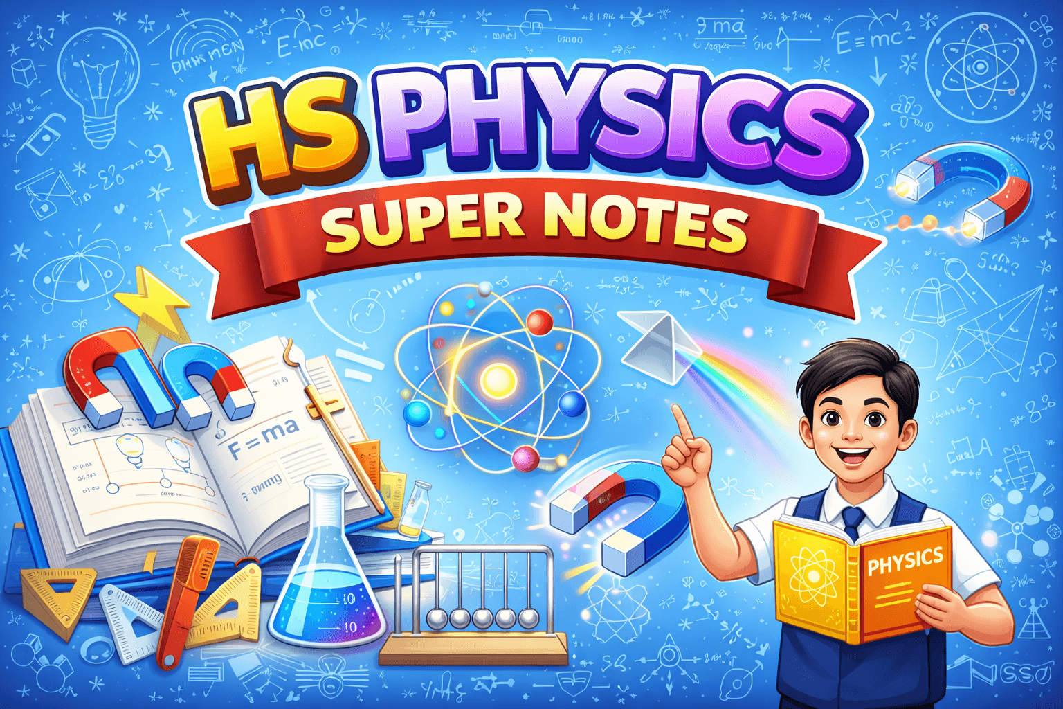 Class 12 Physics Formulas & Notes